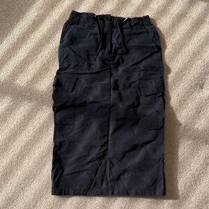 OAK + FORT Black Midi Skirt